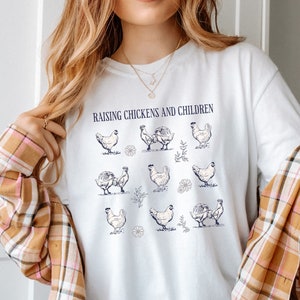 Boho Homestead Comfort Colors Shirt, Mama Chicken Shirt, Funny Chicken Mom Shirt, homeschool mom shirt, chicken mama farm gift