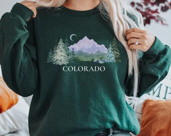 Colorado sweatshirt gift, vintage Colorado sweater, mountain sweatshirt, Colorado gifts, Aspen sweatshirt, Denver sweatshirt
