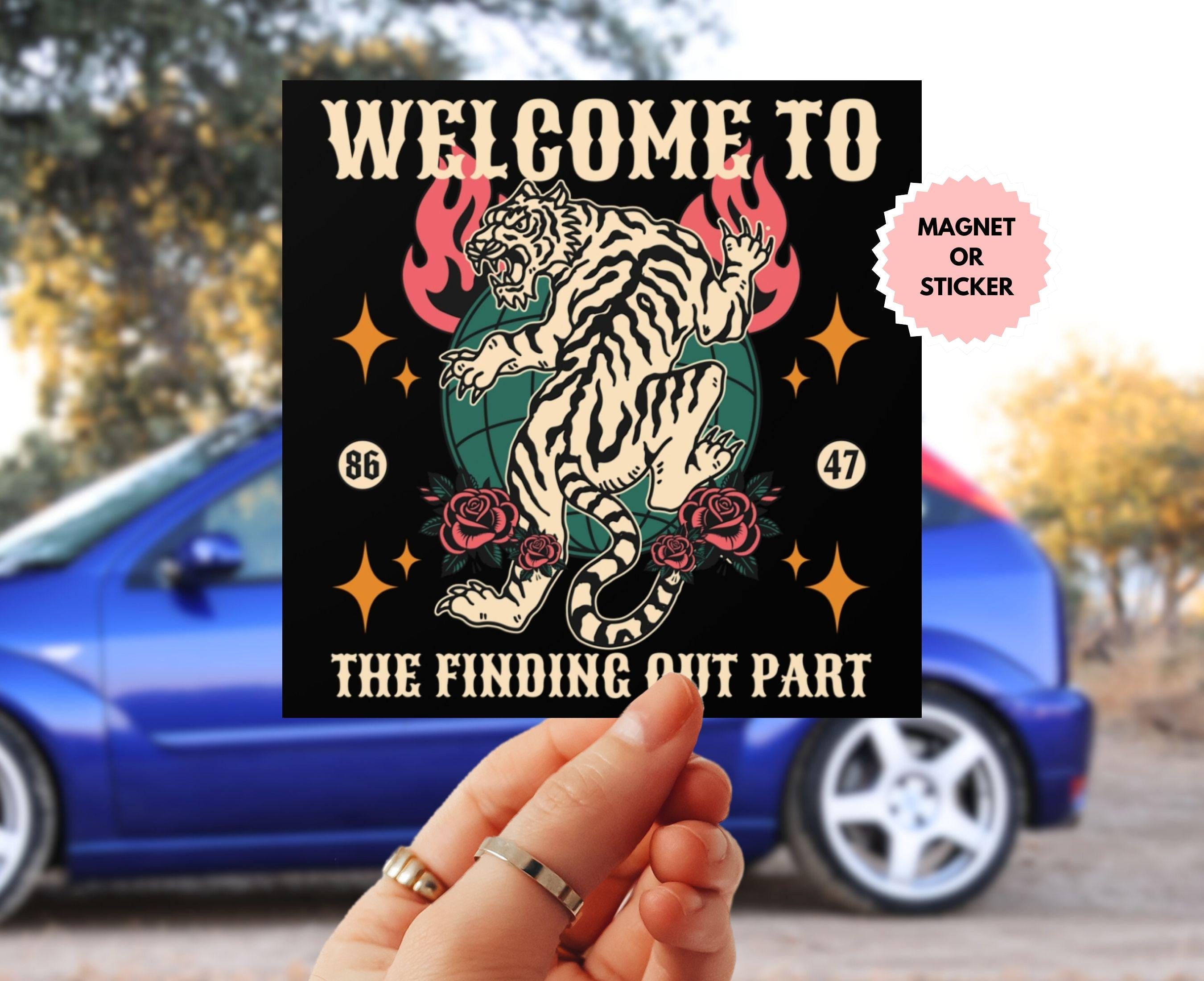 FAFO Subtle 8647 Anti Trump Car Magnet or Sticker, No Kings in