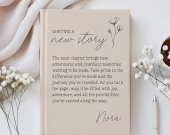 Custom Retirement Journal Gift, Going Away Gift for Coworker, Retirement Farewell for Work, Difference Maker Corporate Gift