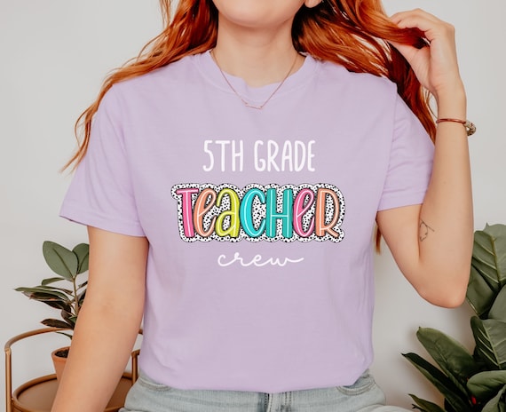 Team 5th Fifth Grade Cute Teacher Shirt Team 5th Fifth Grade Cute Teacher Shirt