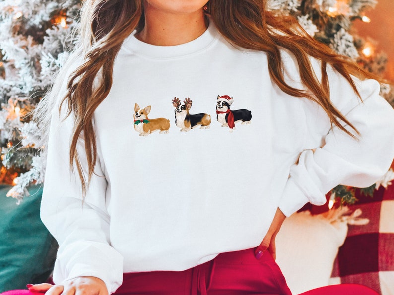 Corgi Winter Sport Sweatshirt