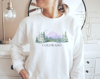 Colorado sweatshirt, vintage Colorado sweater, mountain sweatshirt, Colorado gifts, Aspen sweatshirt, Denver sweatshirt