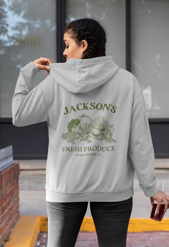 Jacksons Produce Zip up Hoodie Farmers Market Shirt Gift for