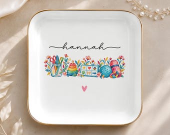 Personalized Occupational Therapist Jewelry Dish, OT Graduation Gift, Speech Therapy Keepsake, Therapist Appreciation Gift for Her