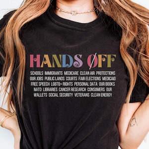 T-shirt de protestation sans intervention, T-shirt d&#39;activisme politique, Sauvegarde des terres publiques, Sécurité sociale de l&#39;assurance-maladie, Liberté d&#39;expression, T-shirt des droits environnementaux