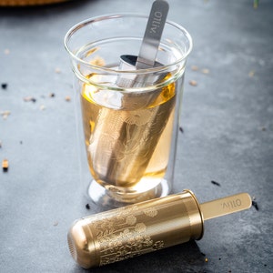 Popsicle Tea Stick: Stainless Steel Loose Leaf Infuser & Scoop