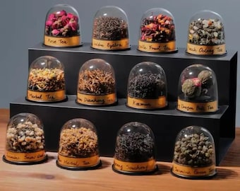 Tea Aroma Display Cup | Glass Cloche Dome for Loose Leaf Tea