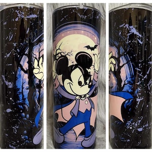 Mickey Mouse Vampire Inspired 20oz Tumbler (With Straw)
