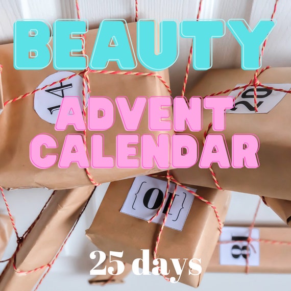 25 Day Beauty Advent Calendar Birthday Anniversary Holidays Valentines -  Etsy