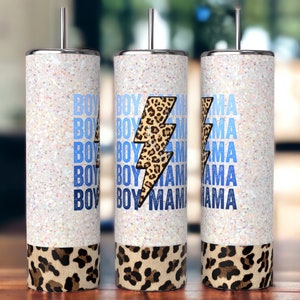 Textured Tumbler (Blue/Mint Gradient) - Boy Mama