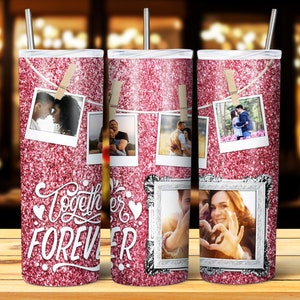Personalized Couples photo tumbler wrap/sublimation/digital download/valentines day