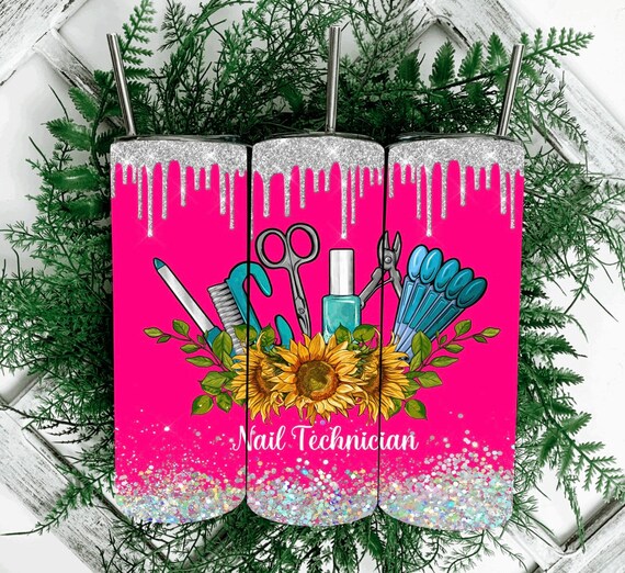 Nail Technician/tumbler Design/tumbler Etsy