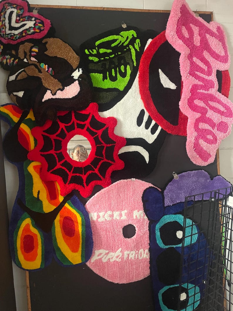 Custom Tufted Rugs, Floor Rugs Handmade, Cartoon Characters, for Adults ...