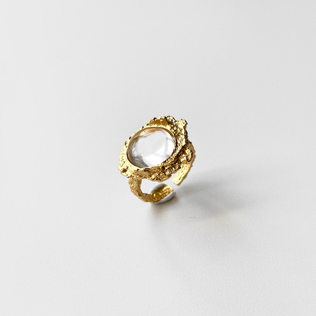 Molten Gold Irregular Ring main image 1