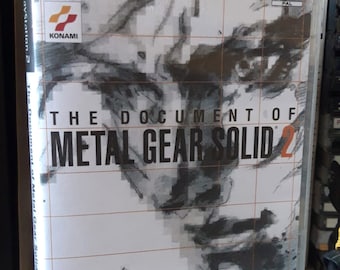 Cover the Document of Metal Gear Solid 2 - Etsy