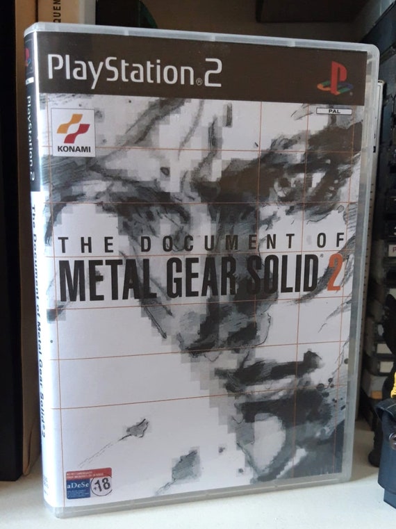 Cover the Document of Metal Gear Solid 2 - Etsy