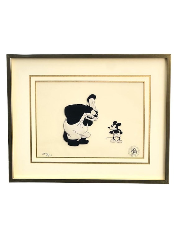 Vintage Steamboat Willie Cel LE #264/275 Walt Disney Mickey Mouse