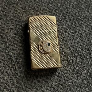 Vintage Zippo 14K Gold Applied Accent Lighter 1/1 On etsy