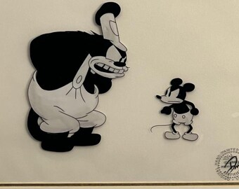 Vintage Steamboat Willie Cel LE #264/275 Walt Disney Mickey Mouse