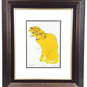 Vintage 1985 Andy Warhol “Sam” Portfolio Print SIGNED #OPE/XIII Provenance