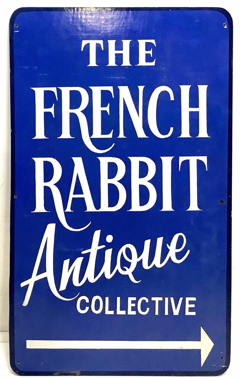 Antique the French Rabbit Antique Collective Metal Advertisement 36in X ...