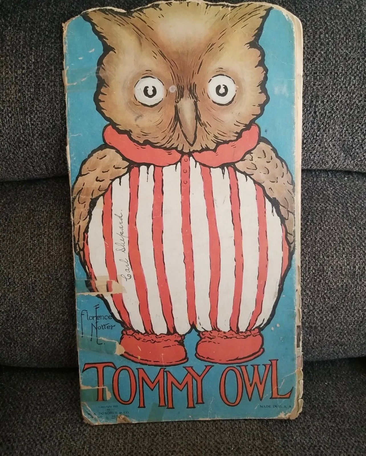 Antique 1922 Tommy Owl Donohue & Co Children’s Book 1/1 on Etsy