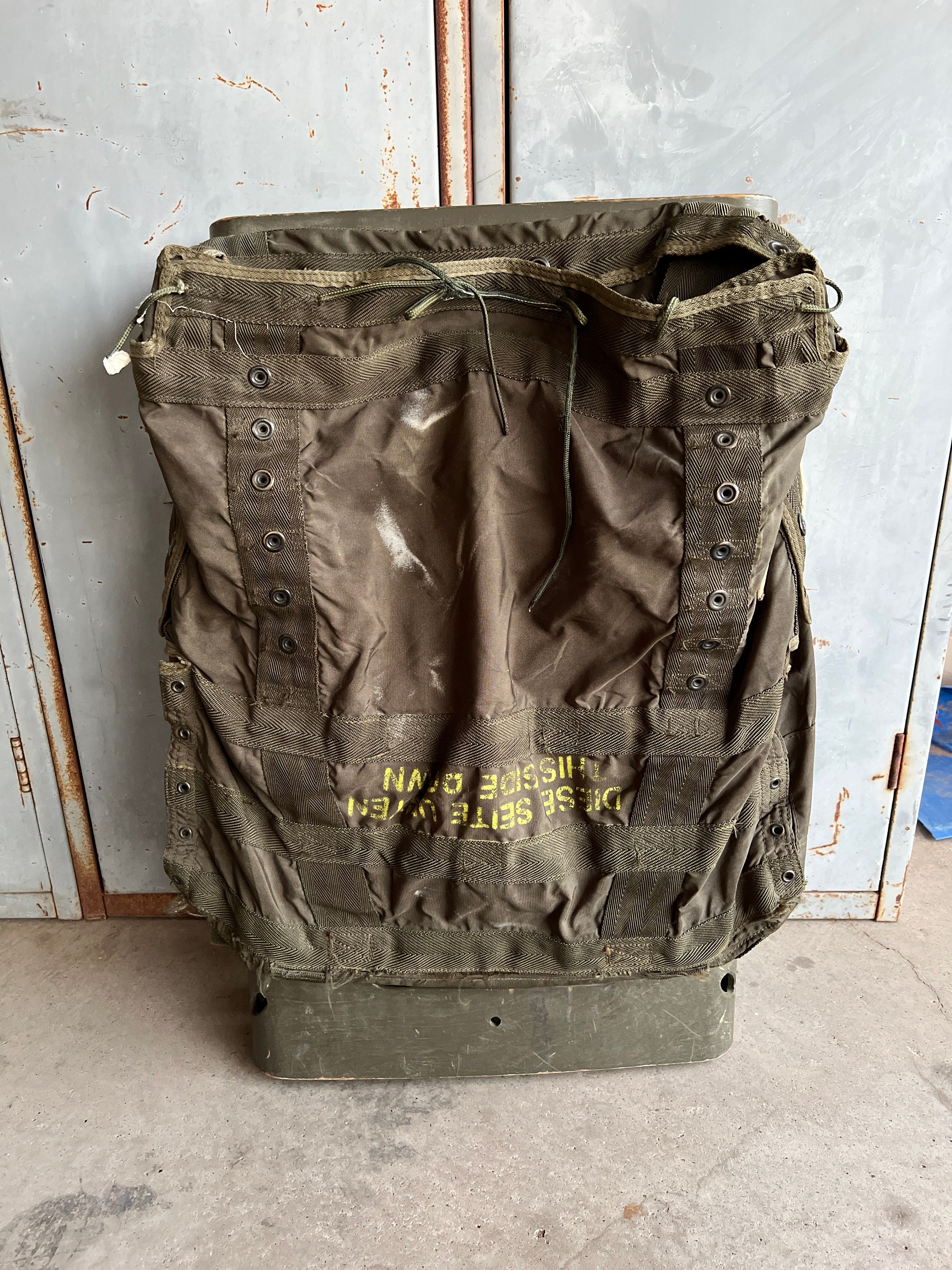 Antique American Seating Co WWII Military Pack Board Frame/board 1944