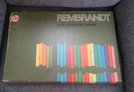 Vintage REMBRANDT SOFT PASTELS for Artists Talens 90 Count. 1/1 on