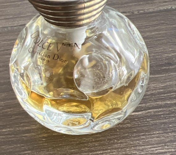Vintage Dolce Vita by Christian Dior Parfum Spray 1oz Glass Eau De