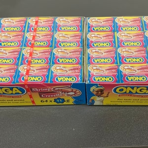 Tabletas de condimento Maggi de ONGA: sabor a camarones crevette