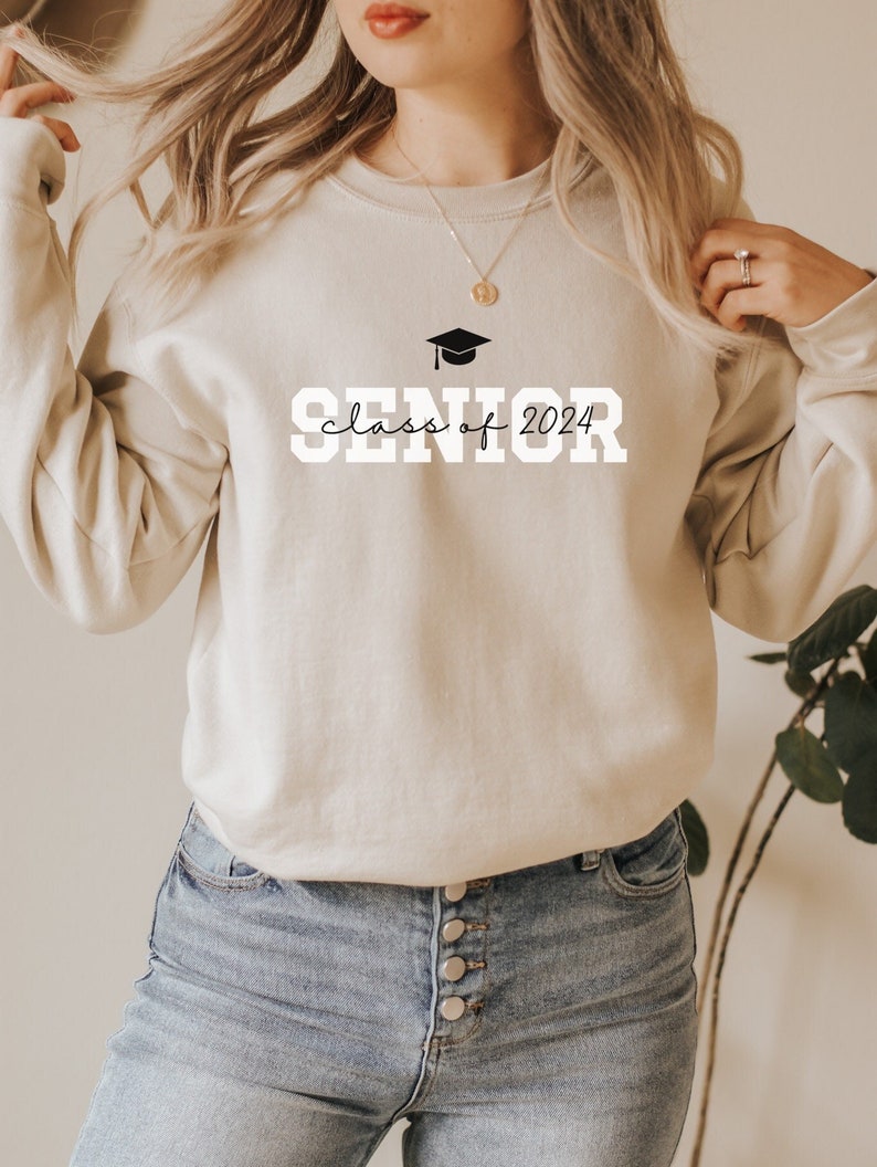 Senior Class of 2024 Sweatshirt Senior 2024 Gift Etsy