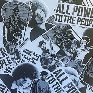 Pegatinas de las Panteras Negras / Pegatinas del Mes de la Historia Negra / Historia Negra / Las Vidas Negras Importan / Afroamericano / Orgullo Negro / Negro