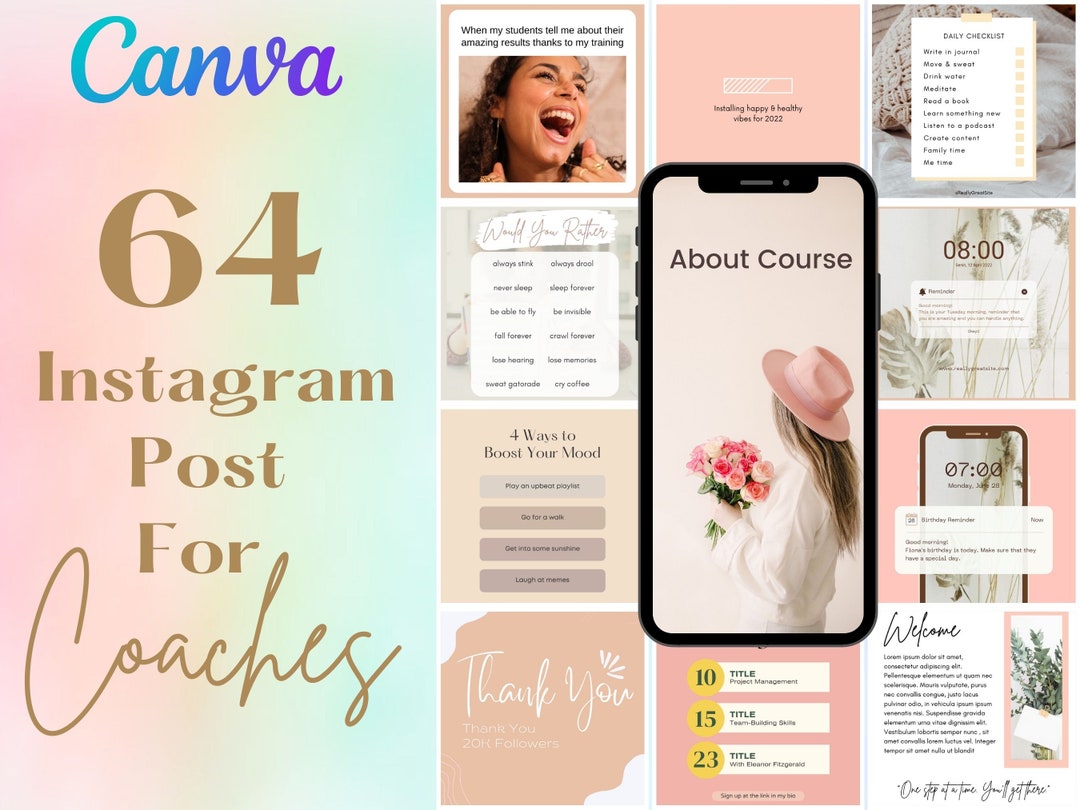 Instagram Post for Coaches, Life Coach Social Media Templates, Coaching ...