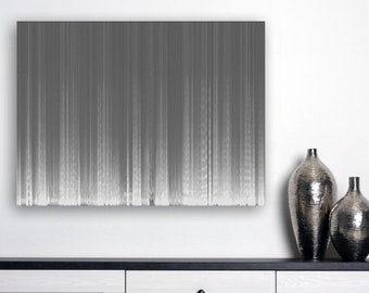 Spectrogram Art – Uwiecznij swoją ulubioną piosenkę, piosenkę ślubną, pocztę głosową lub pierwsze słowa swojego dziecka na eleganckiej i spersonalizowanej grafice ściennej.