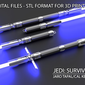 ジェダイフォールンオーダーライトセーバー3Dプリントモデル