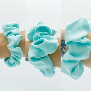 Tencel Twill Mint Scrunchie in 3 Maten