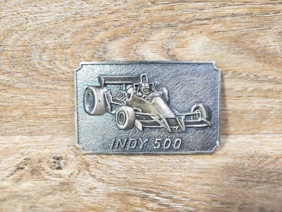 Indy 500 IndyCar Belt Buckle Indianapolis IMS