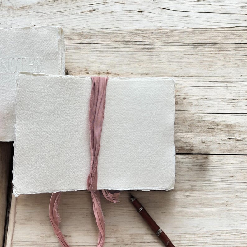 Two Ribbon Journal Handmade Paper Notebook: Sari Silk Ribbon Journal (4.5x6 Inches) - Etsy