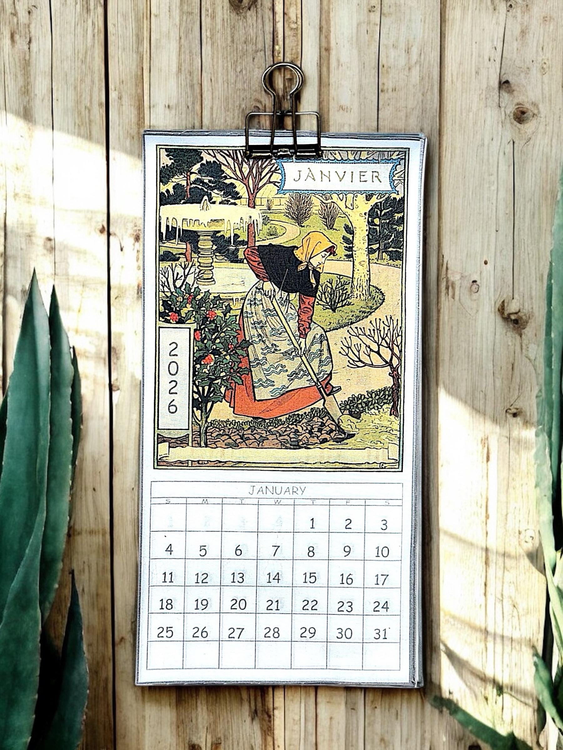 Vintage Old Calendar - Etsy