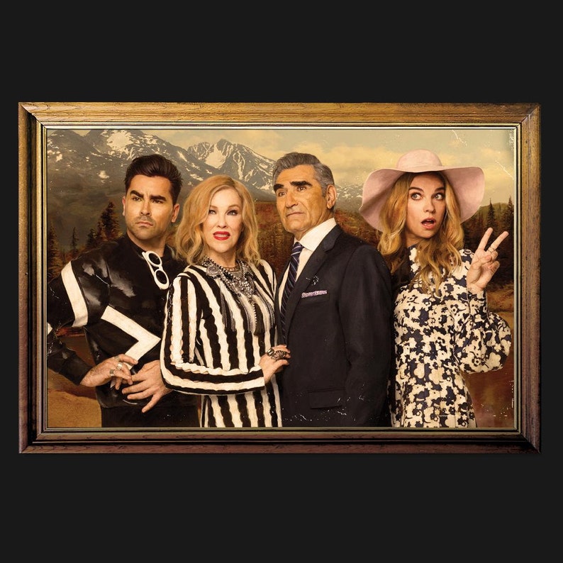 Official Schitt's Creek Portrait of Rose Family Unisex Etsy