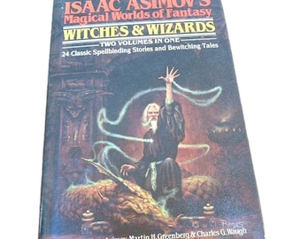 Isaac Asimov Magical Worlds of Fantasy Witches& Wizards Hardcover 1985 Anthology