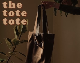 The Tote Tote - a 2-in-1 PDF sewing pattern