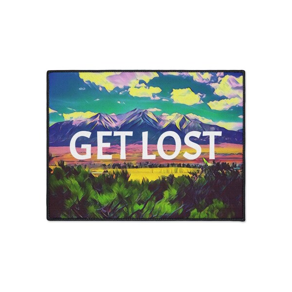 Colorado Mountains Get Lost Heavy Duty Floor Mat