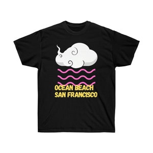 SUNSET SF Unisex Ultra Cotton Tee San Francisco Bay Area Ocean Beach