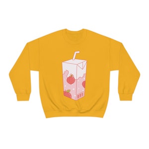 FRUIT MILK ユニセックス ヘビーブレンド™ クルーネック スウェットシャツ | ジュースボックス | ミルクカートン