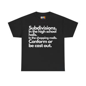 RUSH SUBDIVISIONS T-shirt | Rockband-t-shirt