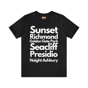 SAN FRANCISCO Sunset Unisex Jersey Short Sleeve T-SHIRT | San Francisco | Bay Area | California