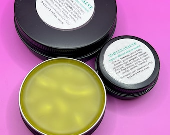 SIMPLEXASALVE Propolis/H S V/Rhubarb/Lemon Balm/melissa salve/balm/cream/ointment