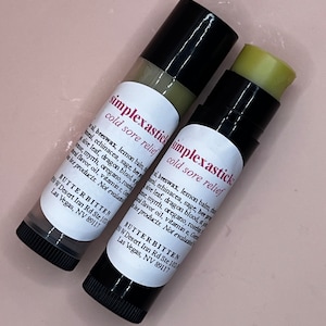 SIMPLEXASTICK - H S V cold s o r e - f e v e r blister Botanical Lip Balm “chap” stick - Not a Dr Sebi scheme
